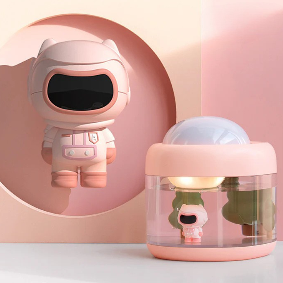 Kizuna Store™ただの加湿器じゃない。親子で楽しむ、癒しと感動のナイトライト体験|静音・USB給電・星空プロジェクター付き