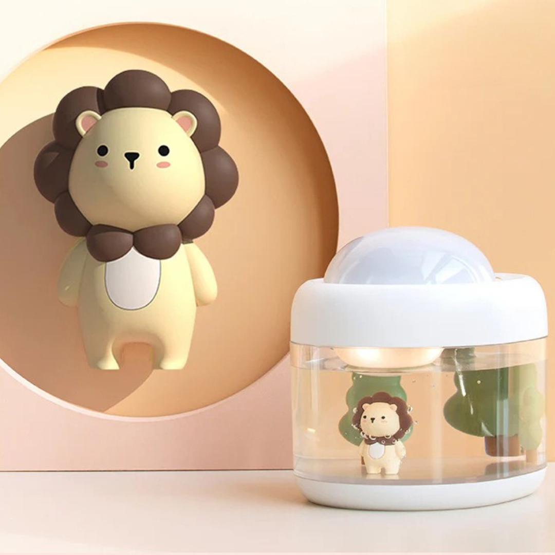Kizuna Store™ただの加湿器じゃない。親子で楽しむ、癒しと感動のナイトライト体験|静音・USB給電・星空プロジェクター付き