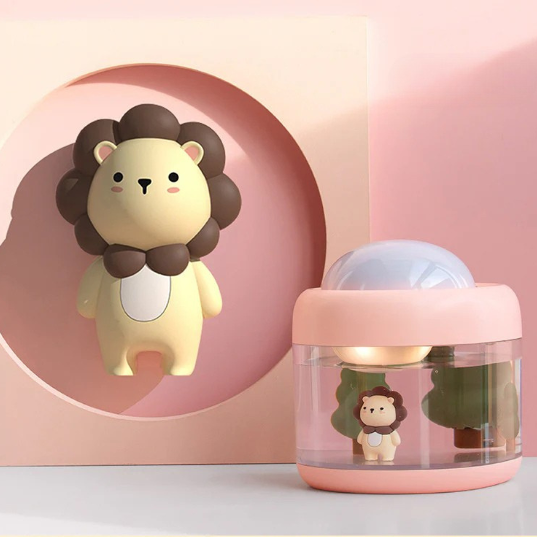 Kizuna Store™ただの加湿器じゃない。親子で楽しむ、癒しと感動のナイトライト体験|静音・USB給電・星空プロジェクター付き